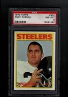 1972 Topps #330 Andy Russell PSA 8 NM-MT   PITTSBURGH STEELERS